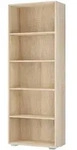 Spielwerk CASARIA&reg; B&uuml;cherregal Holz Eiche 5 F&auml;cher 190x60x28cm B&uuml;roregal