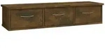 vidaXL Wandschrank R&auml;uchereiche 88x26x18,5 cm Holzwerkstoff