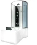 AcquaVapore Kombination Badewanne Dusche K50-L02-EC Duschtempel 170x100 cm