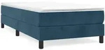 vidaXL Boxspringbettgestell Dunkelblau 90x200 cm Samt