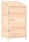vidaXL Ger&auml;teschuppen 55x52x112 cm Massivholz Tanne