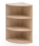 WOHNLING Eckregal Sonoma WL5.842 30x60x30cm Wandregal Holz-Regal H&auml;ngeregal Hoch