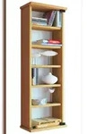VCM CD / DVD Media Regal Lona Buche H. 92 x B. 31 x T. 18 cm