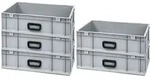 PROREGAL 5x Eurobox NextGen Portable Uno | HxBxT 17x40x60cm | 34 Liter 