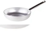 Pentole Agnelli, Aluminiumpfanne mit 3 mm starkem Rand, 1 Griff, 40 cm, ALMA111B40