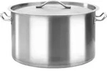 vidaXL Topf 44 L 45x28 cm Edelstahl.