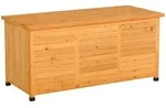 Outsunny - Gartenbox - 127L x 56B x 60H cm - gelb