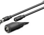 Goobay 71401 DC-Verl&auml;ngerungskabel 2,5 mm, Schwarz, 3 m - zur Stromversorgung