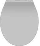 Sch&uuml;tte Duroplast WC Sitz SLIM GREY, Toilettendeckel mit Absenkautomatik und
