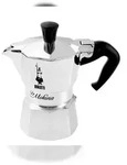 Bialetti Caffettiera Mokina Aluminium, Silber, Fassungsverm&ouml;gen halbe Tasse