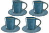 Leonardo MATERA Espresso Set blau 8-teilig