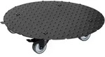 WAGNER Pflanzenroller ALASKA BLACK &Oslash; 38 x 7,5 cm, Alu Riffelblech,