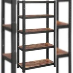 UAC Lagerregal 150 x 75 x 30 cm, Schwerlastregal B&uuml;cherregal bis 650 kg belastbar,