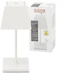 Nuindie mini eckig - Dimmbare LED Akku-Tischleuchte In- & Outdoor, 25 cm,...