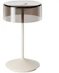Numotion Akku Glasleuchte Sigor Tischleuchte IP 54 d&uuml;nenbeige 265mm 2,2W...