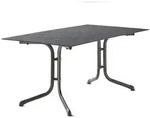Sieger 5180-30 Klapptisch Polytec&reg; 160 x 90 cm, eisengrau, Schiefer anthrazit