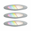Paulmann Plug & Shine LED Bodeneinbauleuchte Smart Home Zigbee Floor RGBW 3er-Set 