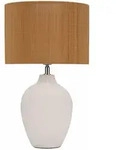 Paulmann Pauleen Tischleuchte Timber Glow E27 max. 20W Beige#Wei&szlig; 48231