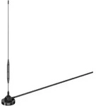 Goobay 67086 Passive DVB-T2 (HD) Zimmerantenne, Schwarz, 1.5 m - 3 dB Antenne zum