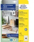 AVERY Zweckform Recycling-Universal-Etiketten Home Office