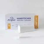Fripa Comfort Papierhandt&uuml;cher 2 Lagig 25 x 23 cm Hochwei&szlig; 3200 Blatt