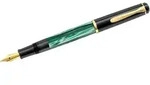 Pelikan Kolbenf&uuml;llhalter Classic M200 Feder EF gr&uuml;n-marmoriert