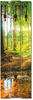 ARTland ARTlland Wandgarderobe Holz Design mit 5 Haken Garderobe mit Motiv Wald...