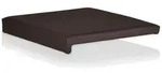 Lycce Bankauflage BRAUN Klemmkissen Sitzkissen 1 Leiste 35cm Klemmtiefe...