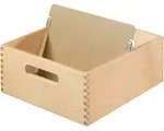 HAN Naturholzkarteikasten DIN A5 900 Karten Buche 23 x 25 x 9,8 cm