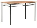 vidaXL Esstisch Braun 120&times;70&times;75 cm MDF