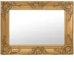 vidaXL Wandspiegel im Barock-Stil 60x40 cm Golden