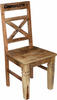 SIT Möbel Stuhl 2er Set | lackiertes Mangoholz | natur-antik | B 45 x T 45 x H...