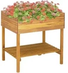 vidaXL Hochk&uuml;bel 78,5 x 58,5 x 78,5 cm Massivholz Akazie