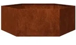 vidaXL Pflanzk&uuml;bel Rostig 138x120x45 cm Cortenstahl