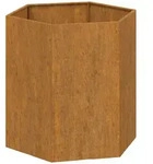 vidaXL Pflanzk&uuml;bel Rostig 40x40x45 cm Cortenstahl