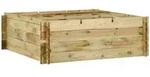 vidaXL Pflanzk&uuml;bel Hochbeet Kiefernholz Impr&auml;gniert 120x120x40 cm