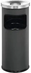 DURABLE Papierkorb Metall 17L rund mit Ascher SAFE