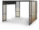 Blumfeldt Valence Gazebo 3x3 m UV50+ wasserabweisend LED-Solar-Beleuchtung