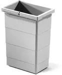 Hailo Inneneimer 1075959 hellgrau 8,5 Liter 226 x 156 x 295 mm 2 Henkel