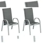 Merxx Amalfi Stapelsessel Set 2tlg., 2 Stapelsessel, mit Gasdruckfeder,
