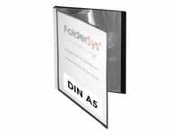 FolderSys Präsentations-Sichtbuch, 20 Hüllen schwarz 225 x 162 x 18 mm (HxBxT)