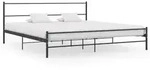 vidaXL Bettgestell Schwarz Metall 180&times;200 cm