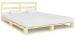 vidaXL Palettenbett Massivholz Kiefer 140&times;200 cm