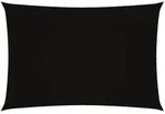 vidaXL Sonnenschirmsegel rechteckiges Oxford-Gewebe 2,5 x 4,5 m, schwarzes Modell