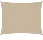 vidaXL Sonnensegel Oxford-Gewebe Rechteckig 3x4,5 m Beige