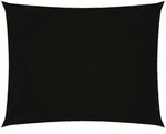 vidaXL Sonnenschirmsegel rechteckiges Oxford-Gewebe 3x4,5 m schwarz Modell Patio Eta