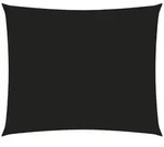 vidaXL Sonnenschirmsegel rechteckiges Oxford-Gewebe 3x4 m schwarz Modell Jardin Omega