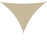 vidaXL Sonnensegel Oxford-Gewebe Dreieckig 4,5x4,5x4,5 m Beige