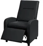 Mendler Fernsehsessel HWC-H18, Relaxsessel Liege Sessel, Kunstleder klappbar