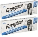 20x Energizer Ultimate Batterie Lithium LR06 1.5V AA Mignon L91